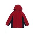 Lands' End Raincoat: Red Color Block Jackets & Outerwear - Kids Boy's Size 7