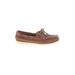 Sperry Top Sider Flats Brown Shoes - Women's Size 8