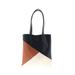 Tote Bag: Black Color Block Bags