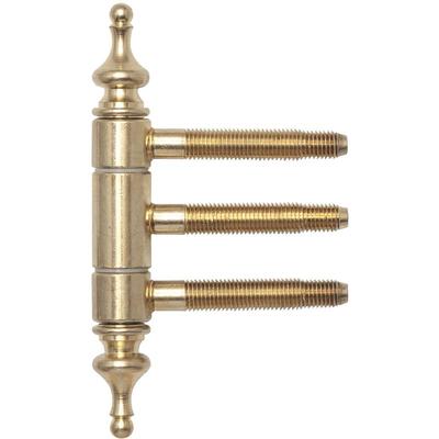 Einbohr-Zierband 3-teilig, mit Aushängesicherung, ø 18 mm, Stahl vermessingt Image