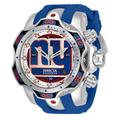 Renewed Invicta Reserve NFL New York Giants Swiss Ronda Z60 Caliber Men's Watch - 52.5mm Red Blue Steel (AIC-33082)