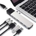 HyperDrive USB C Hub, 6-in-2-Doppel-Typ-C-Adapter mit 40 Gbit/s USB C 100W, 5 Gbit/s PD 60W, 2 USB 3.0, Gigabit-Ethernet, 4K HDMI, Thunderbolt 3 Dock für MacBook Pro 2020 2019