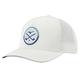 Mizuno Unisex Crossed Clubs Meshback Hat Golfmütze, weiß, One Size