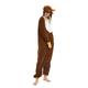 Adults' Kigurumi Pajamas Nightwear Onesie Pajamas Skeleton Reindeer Animal Jack Skellington Animal Onesie Pajamas Cute Polar Fleece polyester fibre Cosplay For Men's Women's Animal Sleepwear Cartoon