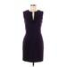 Banana Republic Factory Store Casual Dress - Sheath: Purple Dresses - Women's Size 6