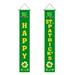 Flags on A Tall Couplets Decorated Curtain Banners Decorated Porches Hung Welcome Signs For Family Holiday Parties