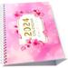 2024 Desk Calendar Decoration for Home Full Year Fridge Small Child Office Pink Paper