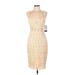 GUESS by Marciano Cocktail Dress: Tan Dresses - New - Women's Size 44