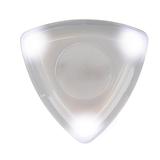 Guitar Pick Metal High Sensitivity LED Light Guitar Pick Replacement with Battery Guitar Picks Acoustic Folk Guitar Plectrum for Guitar (White)