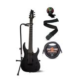 Schecter Sunset-6 Triad 6-String Electric Guitar (Left-Handed Gloss Black) with Accessories