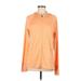 Athleta Track Jacket: Orange Jackets & Outerwear - Women's Size Medium