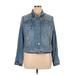 Soho JEANS NEW YORK & COMPANY Denim Jacket: Blue Jackets & Outerwear - Women's Size X-Large