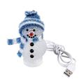 Christmas Glowing Snowman LED Light USB Night Light RGB 7 Color Flashing Light Bedroom Table Lamp Decorative Bedside Lamp for