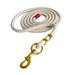 figatia Horse Lead Rope with Bolt Snap for Leading Training Horse Pet or Sheep Horse Leads Rein Cotton Equestrian Equipment Braided 2m Beige