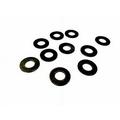 Lot Of 10 Neoprene Rubber Washers - 2 OD X 1 ID X 1/8 Thickness