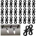 140 PCS Gutter Hooks in 6*12*28mm Garland Clip Outdoor Anti-Friction Durable Reusable Christmas Light Hook for Christmas Lights Outdoor Party Decoration - No-Ternel