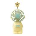 WZHXIN Fans Astronaut Small Fans Handheld Mini Outer Space Astronaut Light Fans of Clearance Desk Fans for Bedroom Portable Fans Yellow6