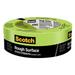 Scotch Painter s Tape Rough Surface Extra Strength Painter s Tape Green Tape Protects Surfaces and Removes Easily Rough Surface Painting Tape for Indoor and Outdoor Use 1.41 Inches x 60.1 Yards 1