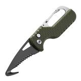 SOWNBV Tools&Home Improvement Multifunctional Folding Box Knife Portable Unpacking Knife Car Emergency Survival Tool Folding Knife Outdoor Demolition Express Knife Green One Size