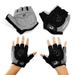 Unisex Half-Finger Cycling Gloves-Sport Motorcycle Shockproof Anti Slip Pad Breathable Short Gloves Outdoor Bike MTB Bicycle Sports Gloves Gray S