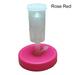 Durable Kitchen Tool Plastic Waterless Premium Silicone Top 86mm Airlock Fermentation Lids for Wide Mouth Mason Jar with One-way Exhaust Valve Jar Cover ROSE RED FOR 86MM