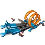 Race Car Track Set Two-Player Competitive Car Race Track Toys for Kids 4 High Speed Race Cars 360Â° Loop Track Car Toys for Boy Girls Christmas Birthday Gift