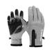 Big Sale! Beshee Gloves for Cold Weather Warm Non Watertight Adult s Winter Skiing Telefingers Outdoor Slip Gloves Fleece Gloves Snow Ski Gloves for Women Grey M