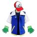 Men Anime Blue Jacket Costume Boys Girls Ash Ketchum Cosplay For Halloween Party Women Trainer Cap A