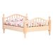 1:12 Dollhouse Mini Double Bed Lifelike Exquisite Details Mini Dollhouse Furniture Double Bed for 1:12 Doll House Gifts YaoFengYing12