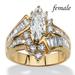 Elegant Stainless Steel Double Row Zircon Ring for Engagement and Wedding - Perfect for Fashionable and Romantic Women