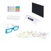 Pad Deluxe Light Up LED Drawing Tablet With Extras Includes Wipe Board Cloth 3D Glasses Pattem Paper LED Lamp Holdte Transparent Drawing Board Erasable Type Fluorescent Plate Pen Alphabet Board
