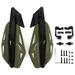 Motorcycle handguard 7/8 inch 22mm ABS anti-fall protector universal suitable for motorcycle electric bicycle scooter army green TARTIKAILY