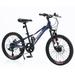Arnahaishe 20 Inch Mountain Bike for Kids Ages 5-12 Years Old 7 Speed Shimano Drivetrain Disc Brakes Mountain Bycicle for Girls and Boys Blue