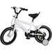 14 Inch White Kids Bike Kids Mountain Bike Bicycle for Kids 2-4 Bicycle with Training Wheels Adjustable Height Kids Bike for Boys/Girls Multiple Colors