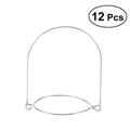 12 Pcs Mason Jar Handles Stainless Steel Wire Hanger Mason Jar Hangers and Hooks for Regular Mouth Mason Jar Ball Pint Jar Cannin