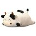 35cm Cow Plush Toy Soft Cute Sleeping Accompany Doll Pillow Milk Cow Stuffed Animal Doll Birthday Gift Bendy Plush Flipped Plush Armadillo Plush Doggies Plush opposite Plush Wiggles Plush Patchy Plush