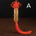 1/3pcs Copper Coin Chinese Knot Coins Decor Chinese New Year Decoration Hanging Red Chinese Knot Pendant Traditional Pendant Festival Lunar New Year Decor