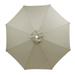 Japceit Outdoor Patio Umbrella Outdoor Table Umbrella Yard Umbrella Beach Sun Umbrella Market Umbrella Push Button Tilt and Crank 118 Inches Diameter with 8 Bones