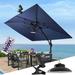 Ratfeit Solar Umbrella Lights Patio Umbrella Lights Timed Remote Control Solar Powered Patio Umbrella Lights LED Umbrella Patio Lights for Backyard Camping Patio Accessories Party Decor