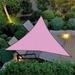 Summer Outdoor Clearance! Uhuya 19.68 Ft Triangle Sun Shade Sail Canopy Sun Shade Garden Patio Awning Block Easy To Intall A