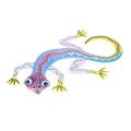 strola Hanging Garden House Lizard Art Outdoor Garden Backyard Metal Decoration Gift Multi-color