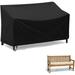 Outdoor Patio Garden Bench Cover - 2/3/4 Seat Outside Park Loveseat Sofa Glider Furniture Cover Patio Bench Cover