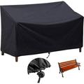 Outdoor Patio Garden Bench Cover - 2/3/4 Seat Outside Park Loveseat Sofa Glider Furniture Cover Patio Bench Cover