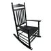 Historyli Go5H Rocking Chair Rocking Camping Chair With Armrest Solid Wood Frame Slatted Backrest Outdoor Rocking Chair For Balcony Garden Lawn
