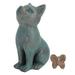 Outdoor Garden Decor Resin Halloween Garden Sculpture Statue for Home Figurines Outdoor Yard Patio Lawn Ornaments Cat Yueyuetong