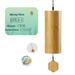 1Pcs Bamboo Eight-tone Chord Wind Chimes Natural Bamboo Wind Chimes Outdoor Garden Pavilion Decoration Meditation and Relaxation SH