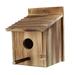 Colaxi Bird House Outdoor Sheltered Warm Place Blue Bird House Wooden Hanging Birdhouse for Outdoor Garden Viewing