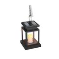 Solar Outdoor Lights Upgraded Lantern Flickering Flame Outdoor Water-repellent Hanging Lanterns Decorative Solar Powered Outdoor Lighting LED Flame Security