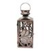 LED Solar Lantern Outdoor Hanging Hollow Out Butterfly Solar Light Retro Garden Lamp Outdoor Waterproof Metal Decorative Light Yueyuetong