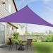 ajkijo Triangle Sun Shade Sail Canopy Sunshade Outdoor Heavy Duty Triangle Oxford ClothScreen for Patio Garden Yard Deck Pergola Canopy@Purple 3x3x3m